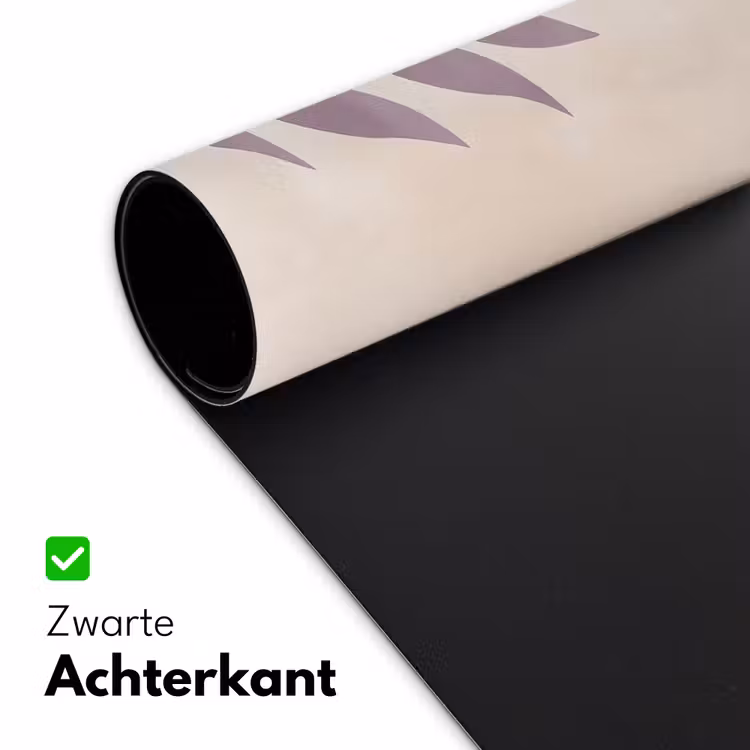 Bureau onderlegger - Tak - Bladeren - Minimalistisch - Beige — 4
