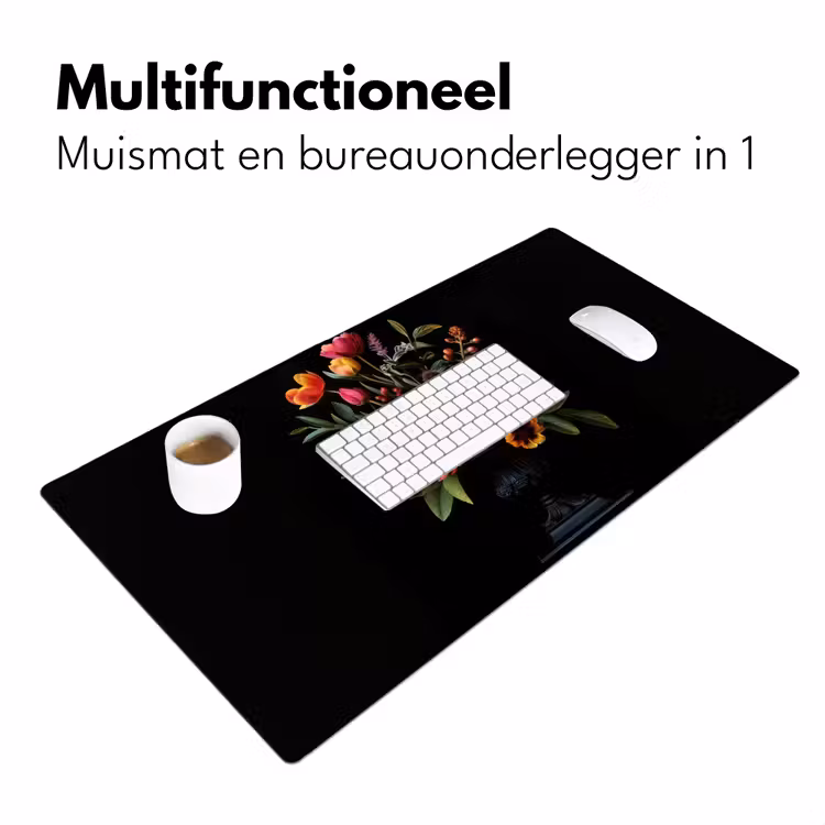 Bureau onderlegger - Tulpen - Bessen - Boeket - Vaas — 6
