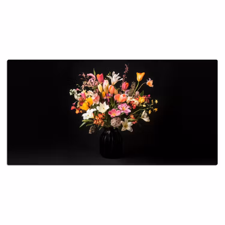 Bureau onderlegger - Vaas - Bloemen - Tulpen — 1