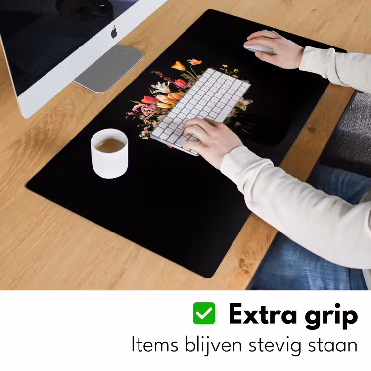 Bureau onderlegger - Vaas - Bloemen - Tulpen — 5