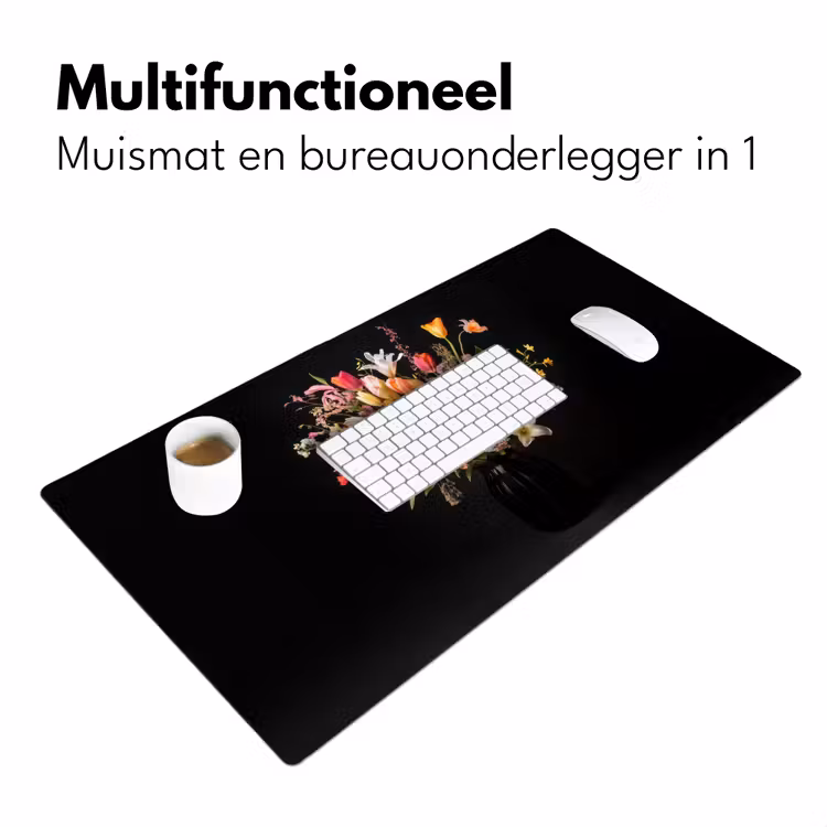 Bureau onderlegger - Vaas - Bloemen - Tulpen — 6