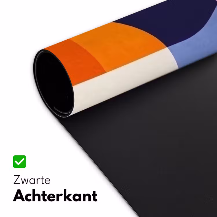 Bureau onderlegger - Vormen - Abstract - Grafisch - Oranje — 4