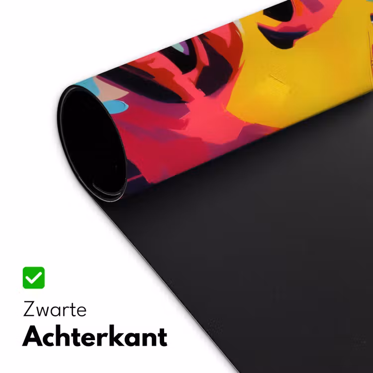 Bureau onderlegger - Vrouw - Gezicht - Kleurrijk — 4