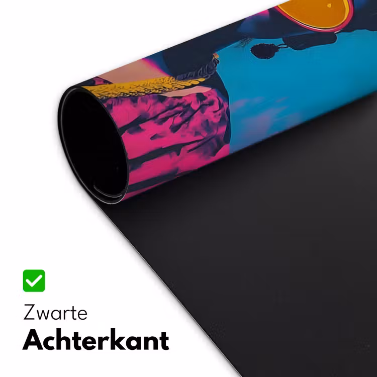 Bureau onderlegger - Vrouw - Kauwgom - Zonnebril - Oranje — 4