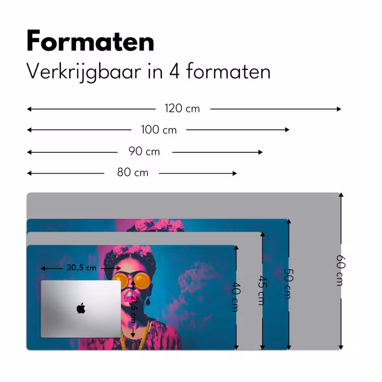 Bureau onderlegger - Vrouw - Kauwgom - Zonnebril - Oranje — 7