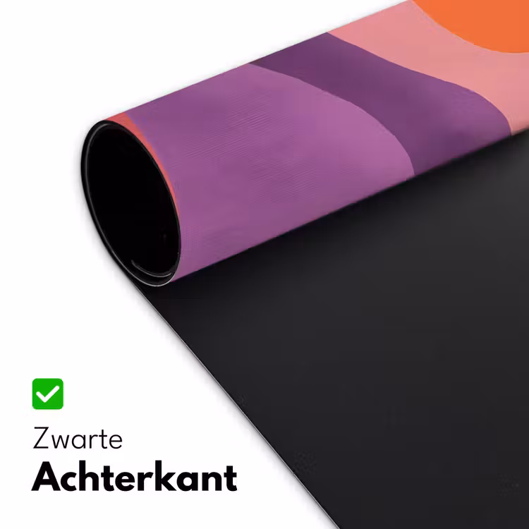 Bureau onderlegger - Zon - Heuvels - Paars - Abstract — 4