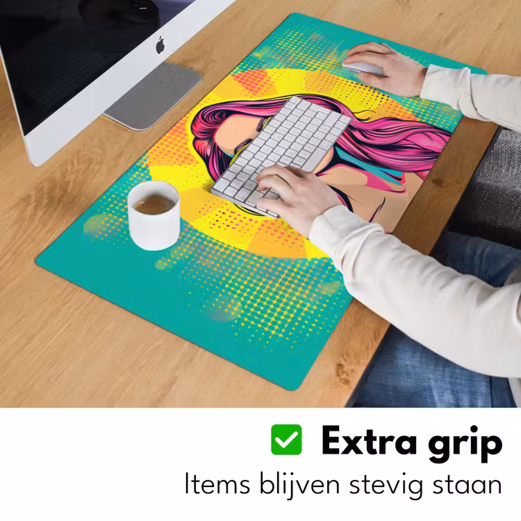 Bureau onderlegger - Zonnebril - Vrouw - Zonnig - Geel — 5