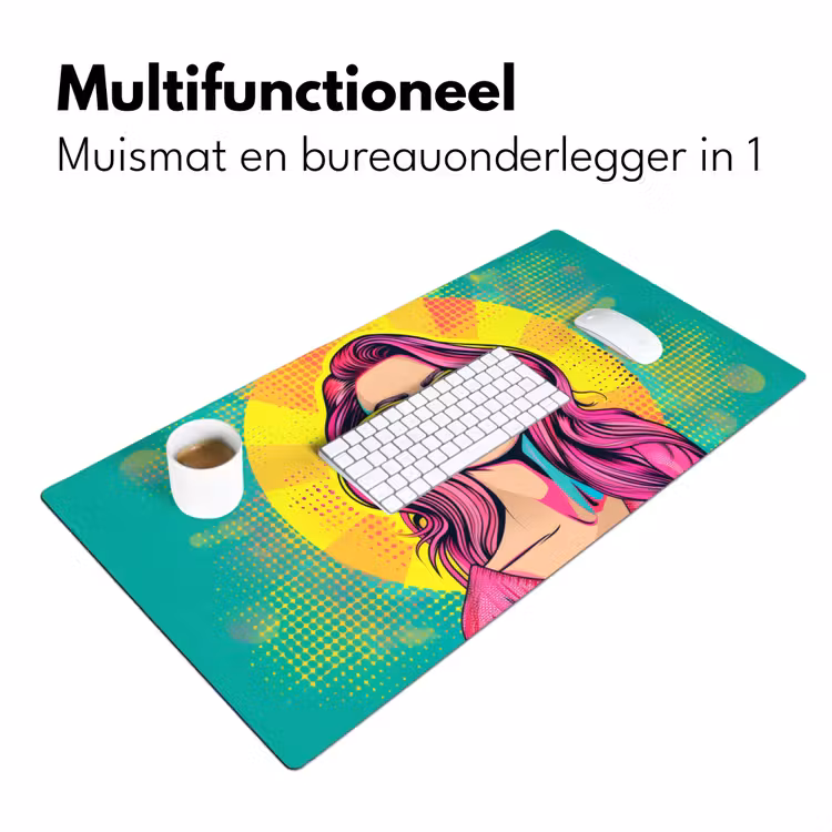 Bureau onderlegger - Zonnebril - Vrouw - Zonnig - Geel — 6