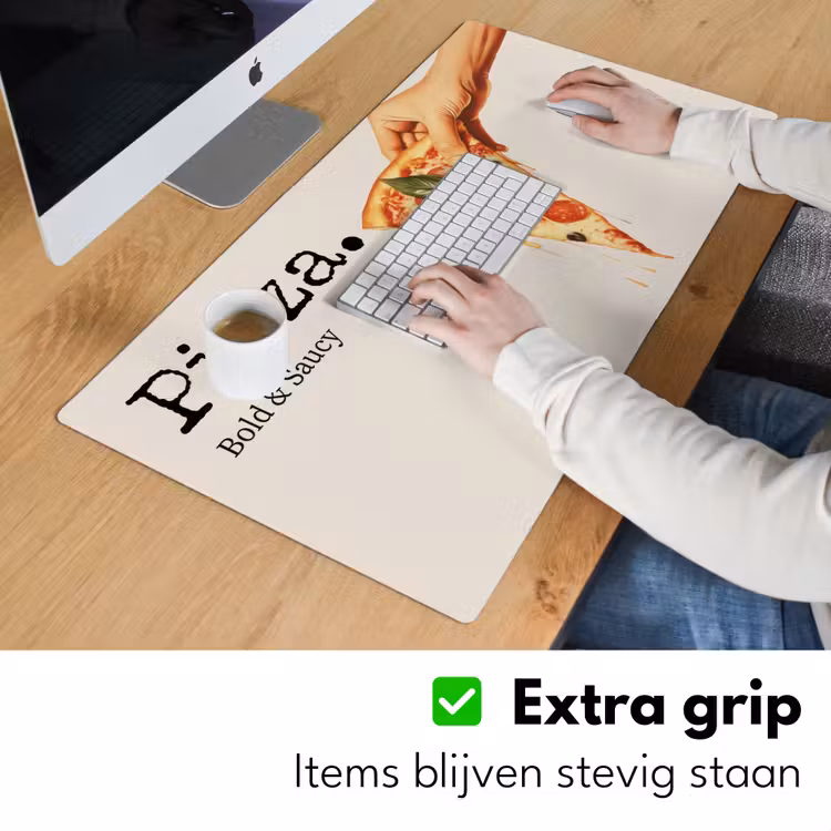 Bureau onderlegger - Pizza - Kaas - Pepperoni — 5