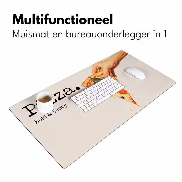 Bureau onderlegger - Pizza - Kaas - Pepperoni — 6