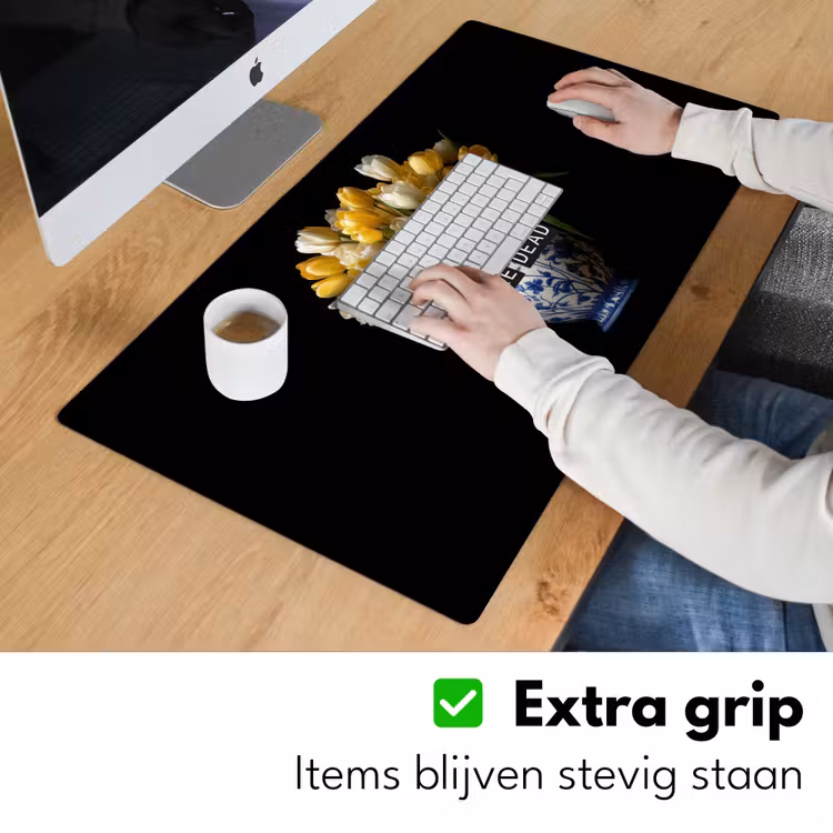 Bureau onderlegger - Quotes - Bloem - Tulp - Geel — 5