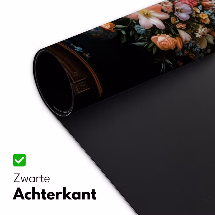 Bureau onderlegger - Roze - Bloemen - Vaas - Kleuren — 4