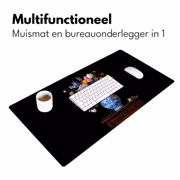 Bureau onderlegger - Rozen - Bloemen - Vaas - Boeket — 6