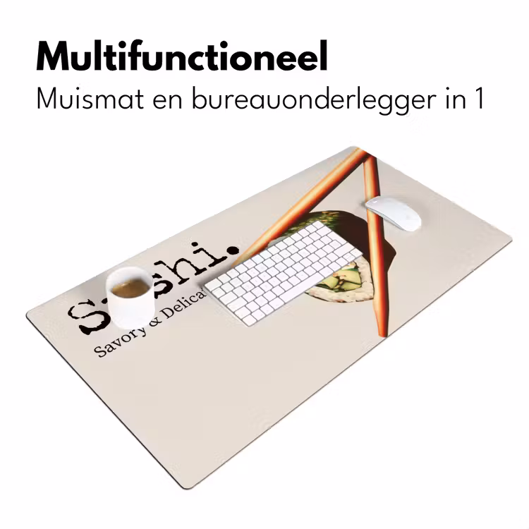 Bureau onderlegger - Sushi - Zalm - Rijst - Japans — 6