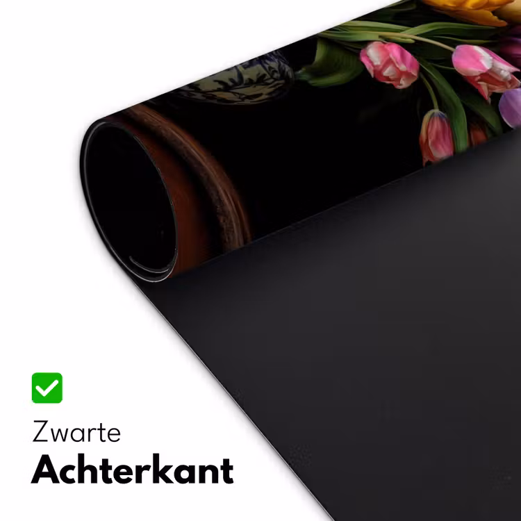 Bureau onderlegger - Tulpen - Kleuren - Hout - Vaas — 4