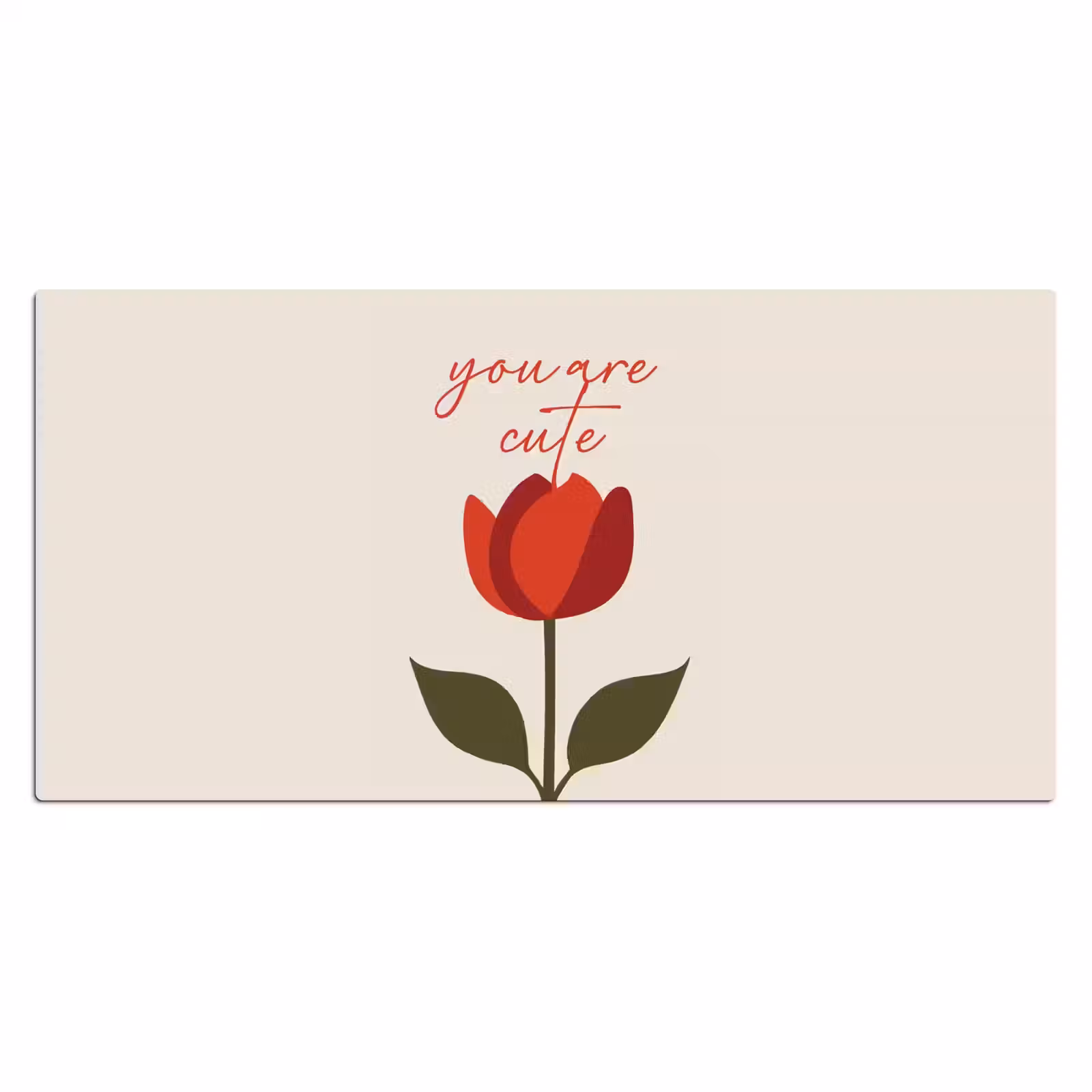 Bureau onderlegger - Roos - Rood - Bloem - Valentijn — 1