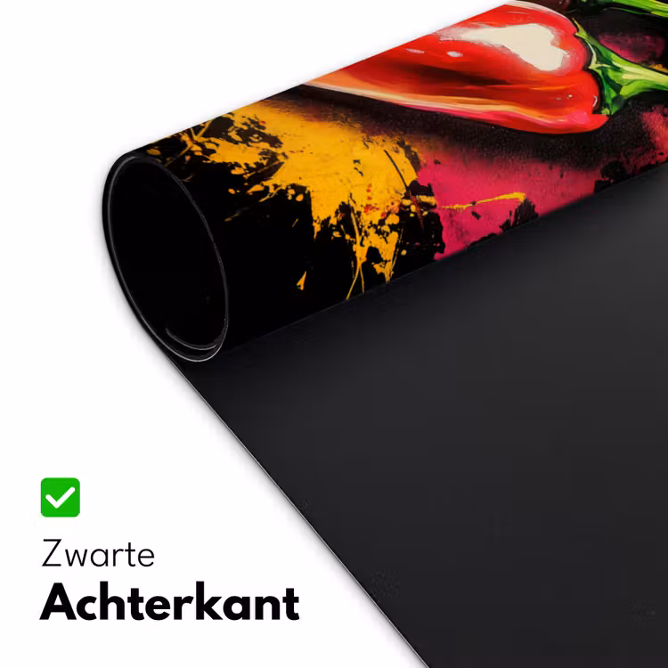 Bureau onderlegger - Peper - Graffiti - Verf - Abstract - Modern - Kleurrijk — 4