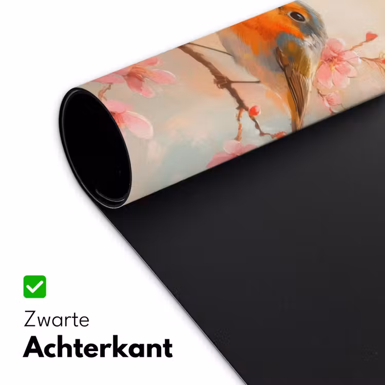 Bureau onderlegger - Roodborstjes - Sierlijk - Bloesemtak — 4