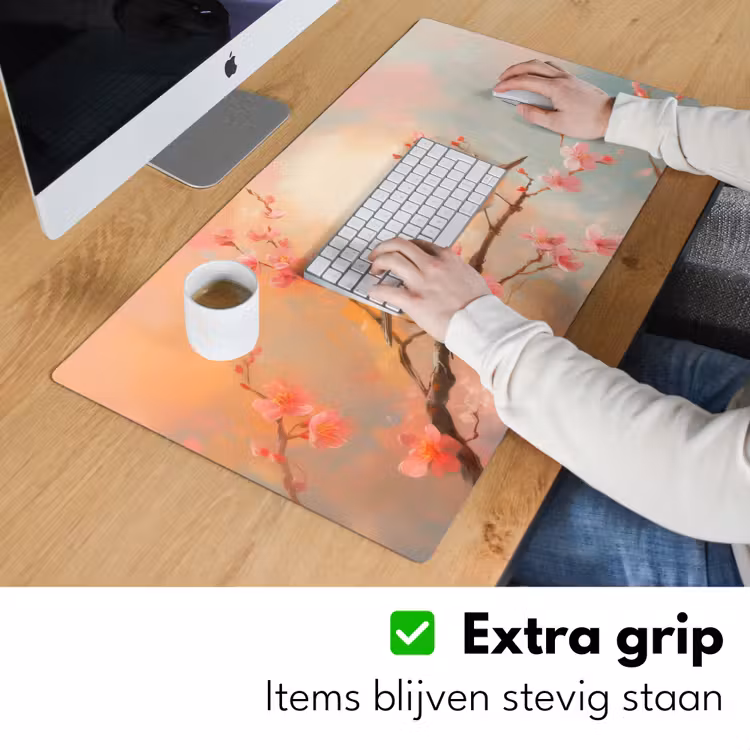 Bureau onderlegger - Roodborstjes - Sierlijk - Bloesemtak — 5