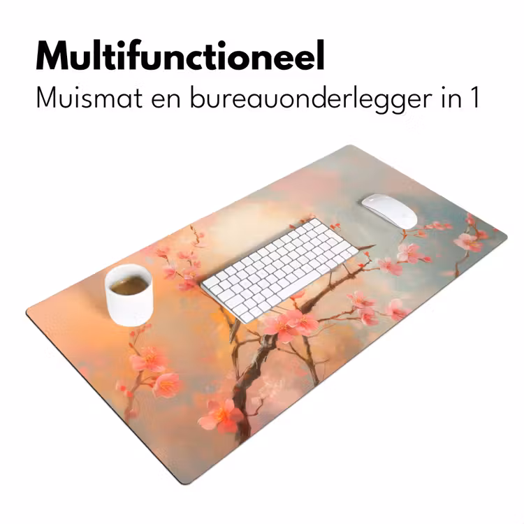 Bureau onderlegger - Roodborstjes - Sierlijk - Bloesemtak — 6