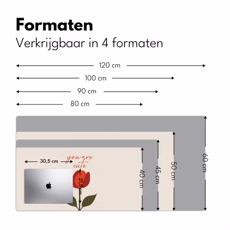 Bureau onderlegger - Roos - Rood - Bloem - Valentijn — 7