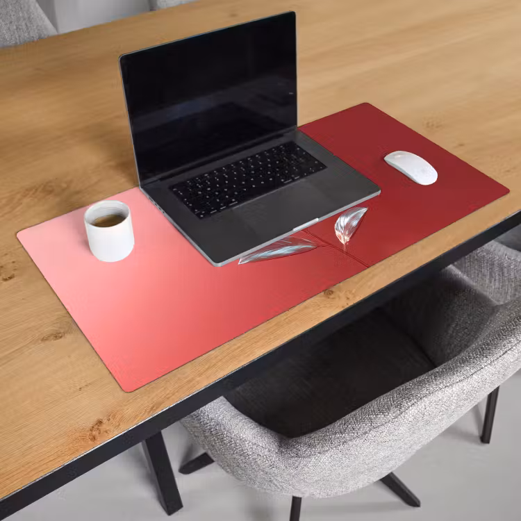 Bureau onderlegger - Sierlijk - Bloem - Roze - Glazen — 2