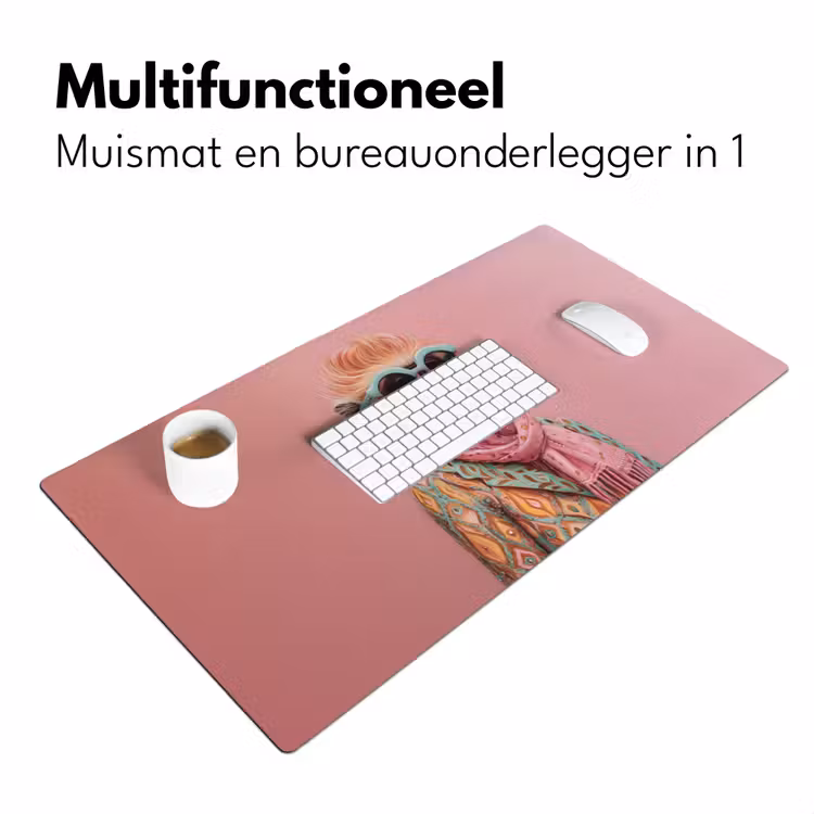 Bureau onderlegger - Sjaal - Aap - Zonnebril - Jasje — 6