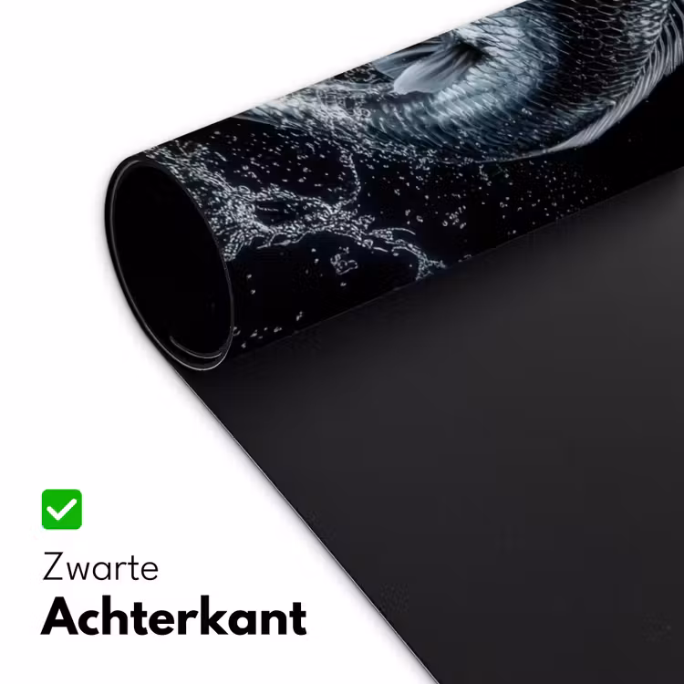 Bureau onderlegger - Vis - Koi - Zwart - Water — 4
