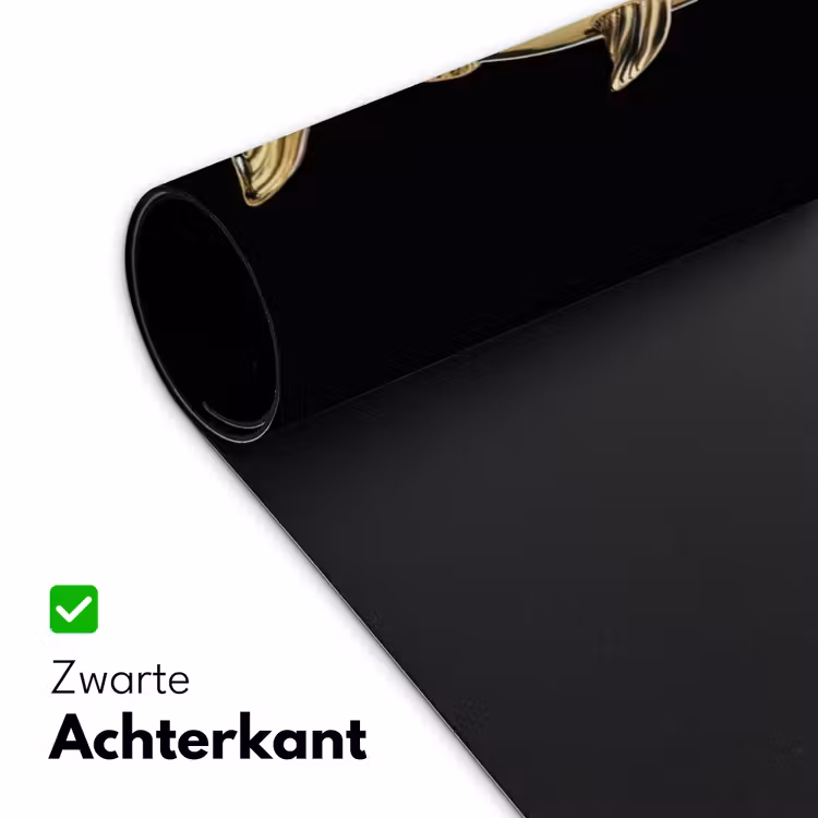 Bureau onderlegger - Vis - Zwart - Goud - Tekst — 4