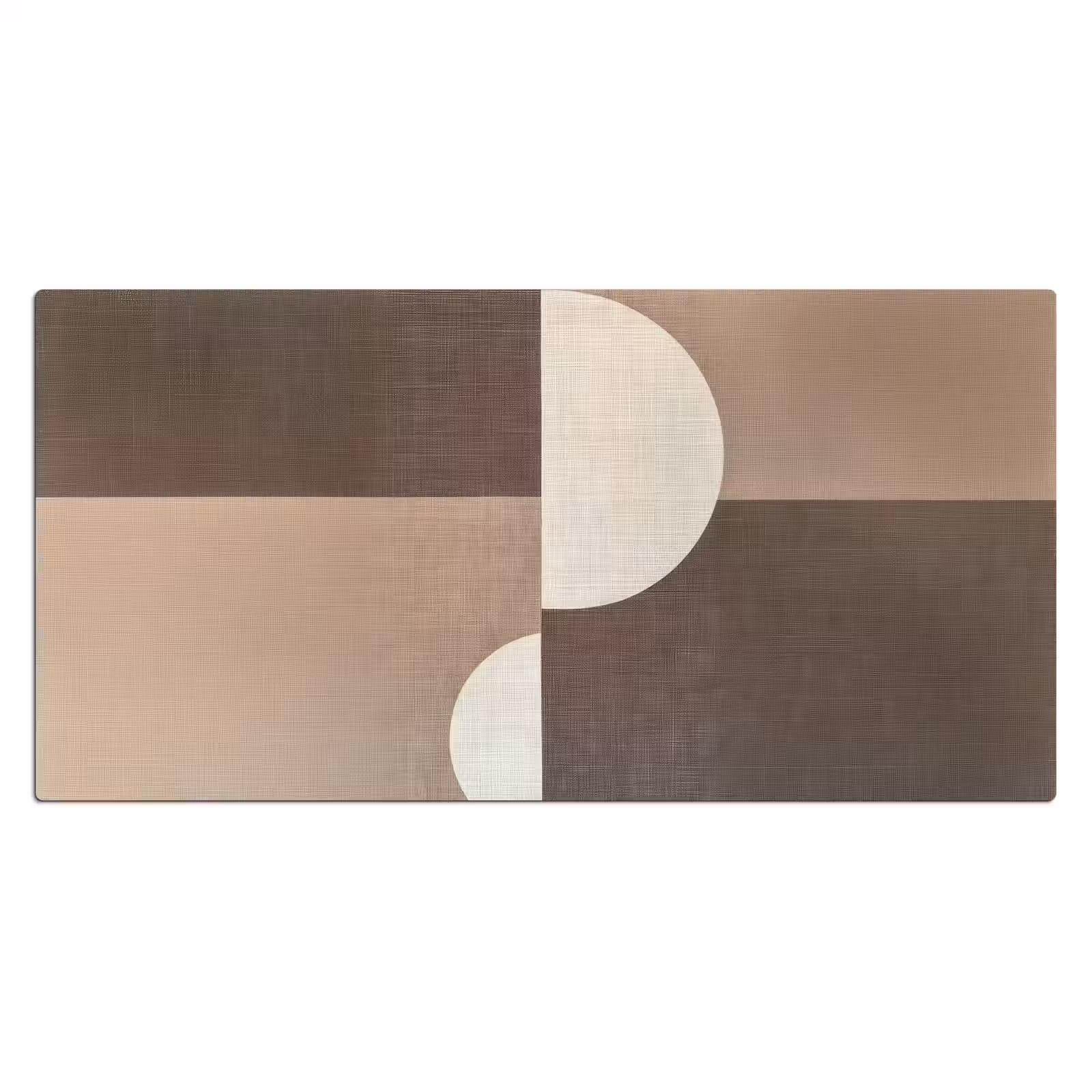 Bureau onderlegger - Raster - Halve cirkels - Contrast — 1