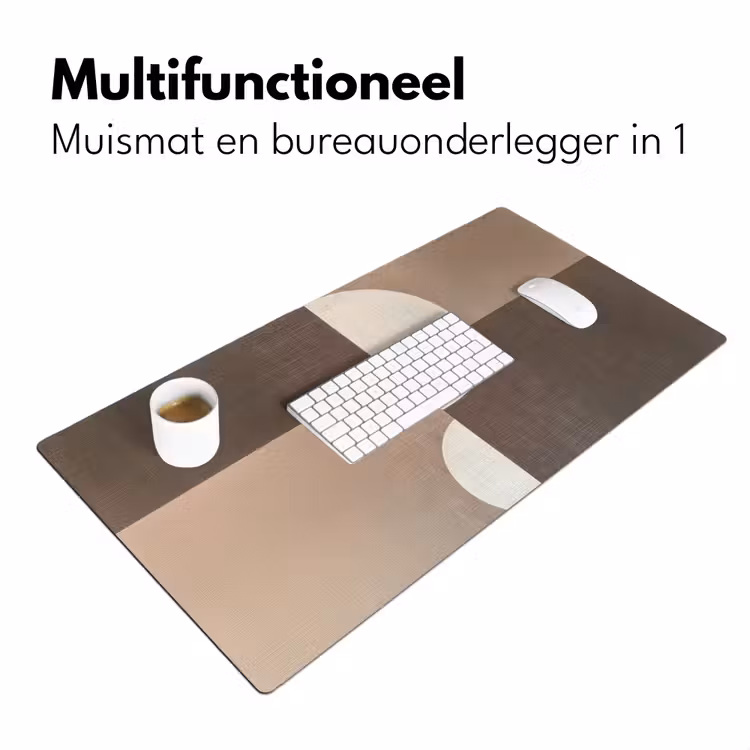 Bureau onderlegger - Raster - Halve cirkels - Contrast — 6