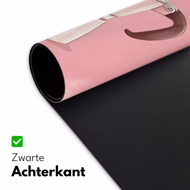 Bureau onderlegger - Roze - Mokkapot - Illustratie - Koffie — 4