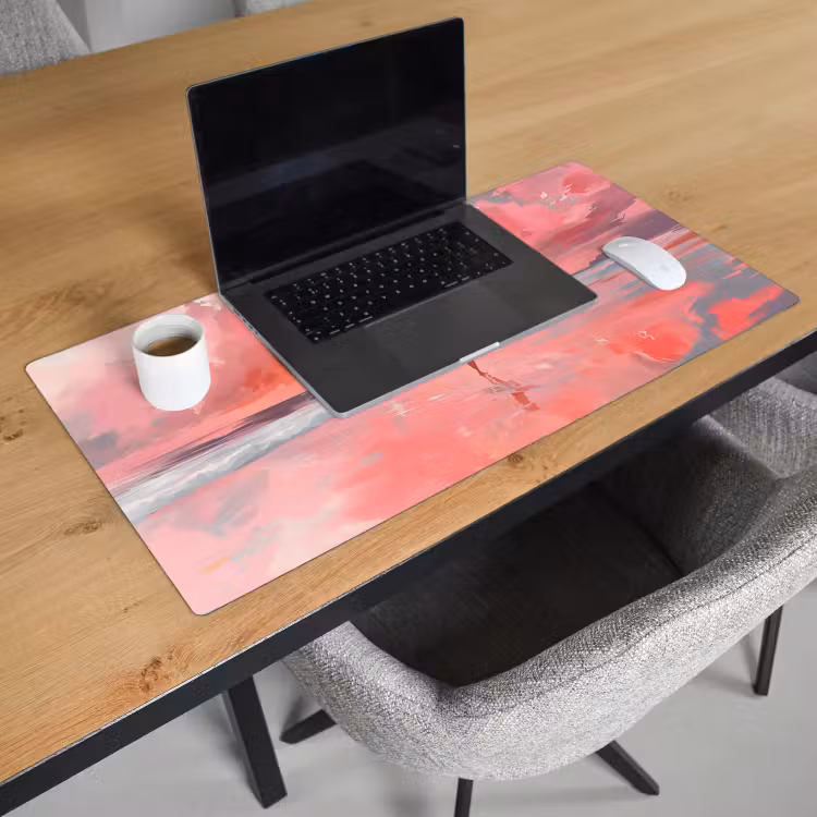 Bureau onderlegger - Roze - Surfen - Zee — 2