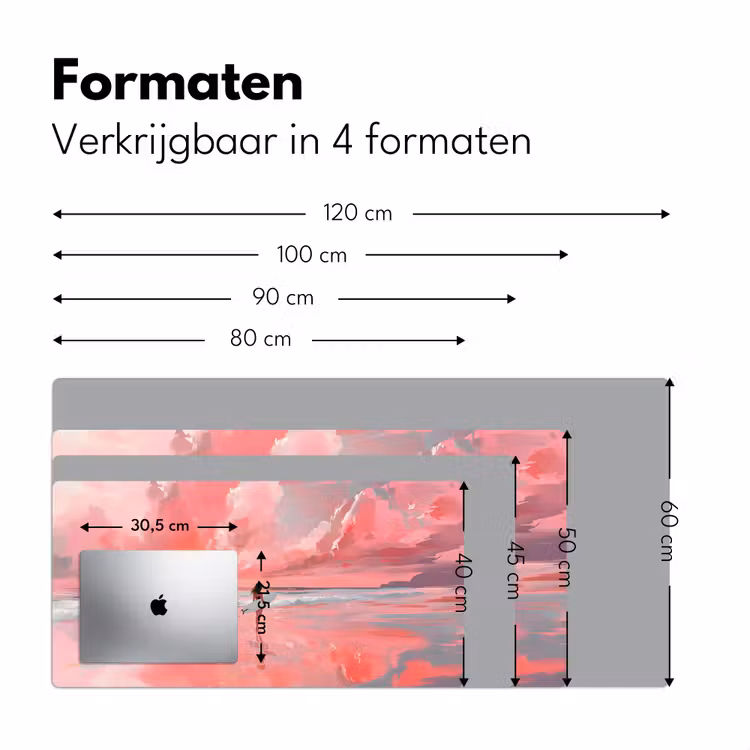 Bureau onderlegger - Roze - Surfen - Zee — 7