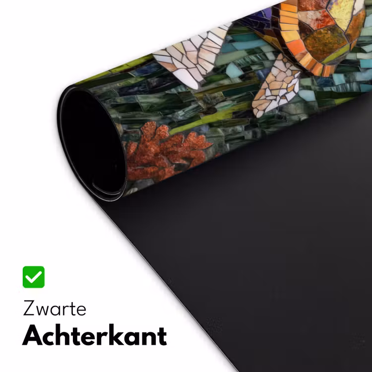 Bureau onderlegger - Schildpad - Zeewier - Mozaïek — 4