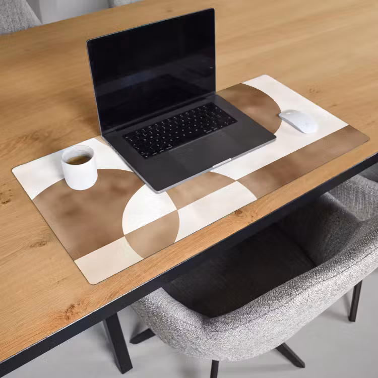 Bureau onderlegger - Snijdende cirkels - Overlappende vlakken — 2