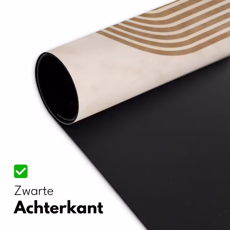 Bureau onderlegger - Symmetrische bocht - Koperkleurig — 4