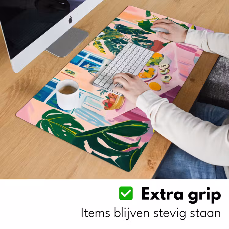 Bureau onderlegger - Tafel - Wijn - Fruit — 5