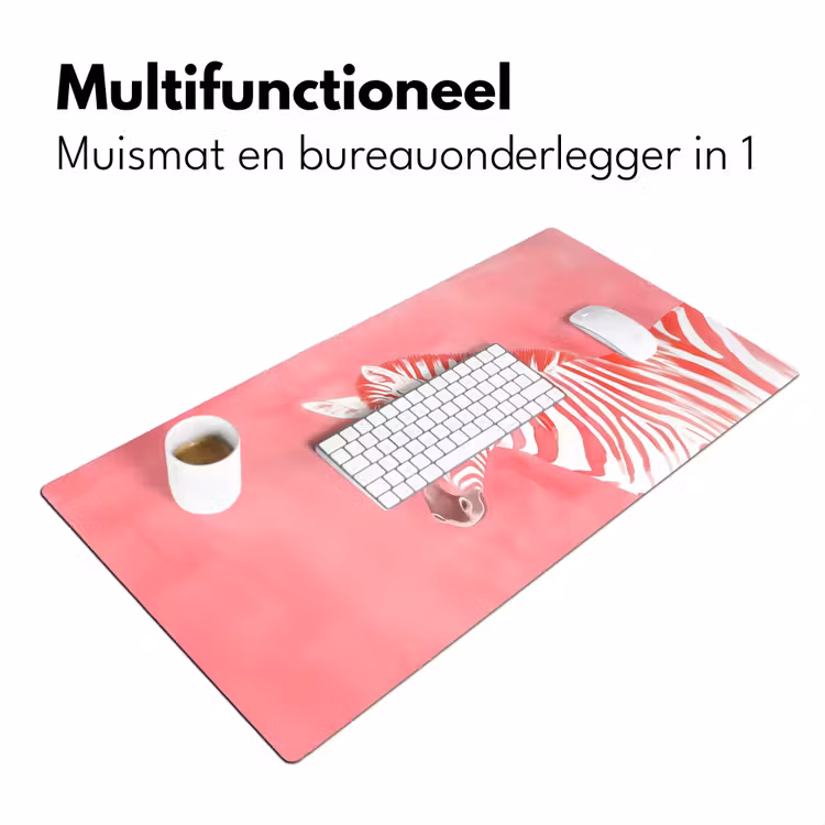 Bureau onderlegger - Zebra - Pink - Verf — 6