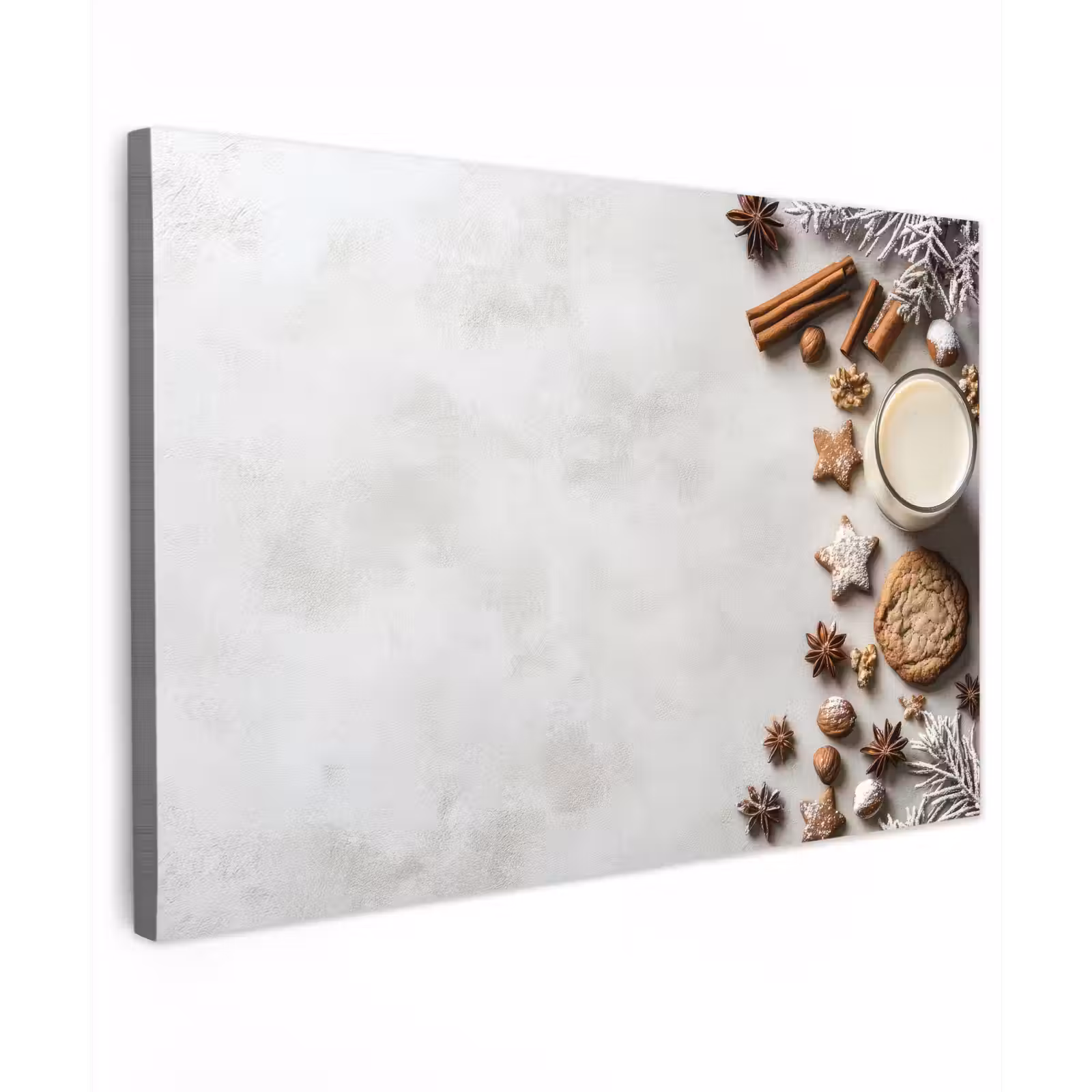 Canvas schilderij - Bakken - Kaneel - Licht - Winter — 1