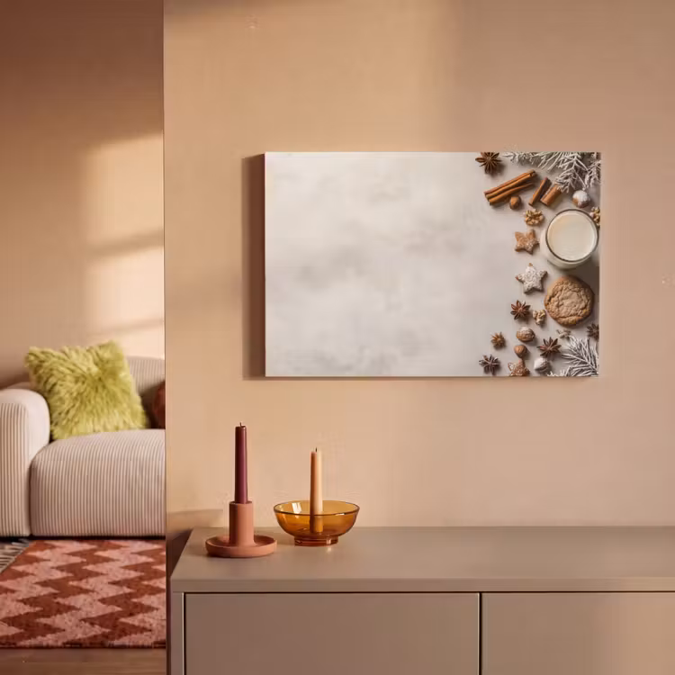 Canvas schilderij - Bakken - Kaneel - Licht - Winter — 2