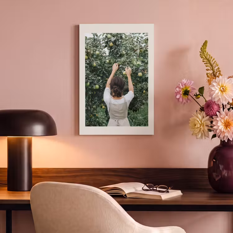 Canvas schilderij - Boom - Appels - Plukken - Natuur — 4