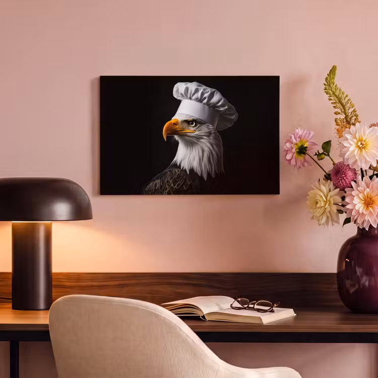 Canvas schilderij - Arend -Amerika - Koksmuts - Vogel - Stoer — 4