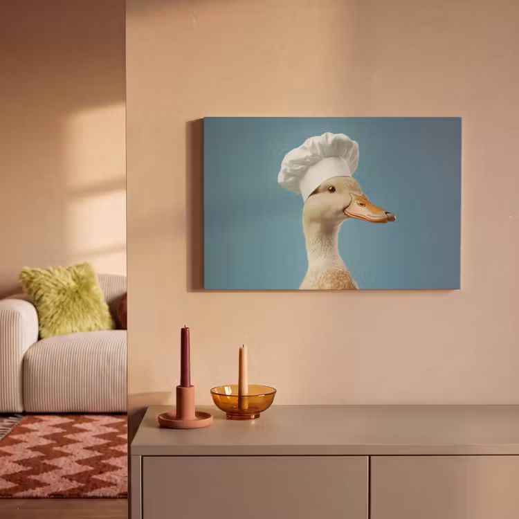 Canvas schilderij - Eend - Koksmuts - Cute - Vogel — 2