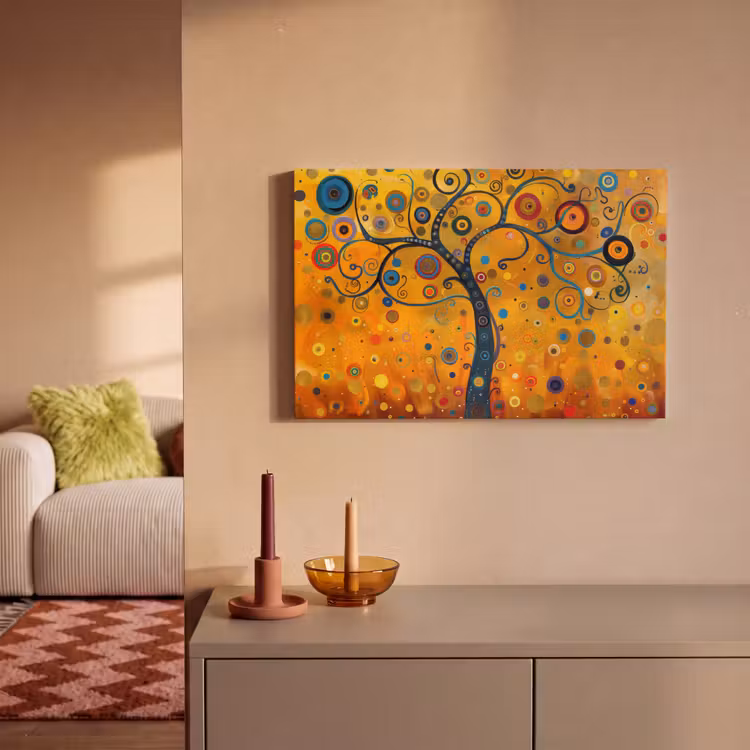 Canvas schilderij - Abstract - Boom - Levensboom - Modern — 2