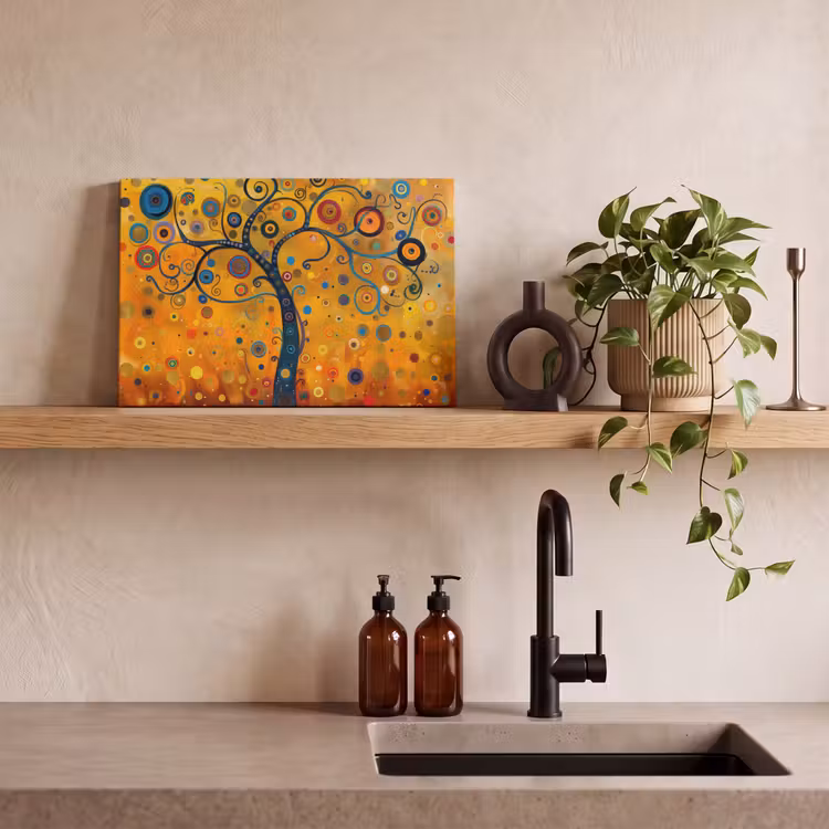Canvas schilderij - Abstract - Boom - Levensboom - Modern — 3