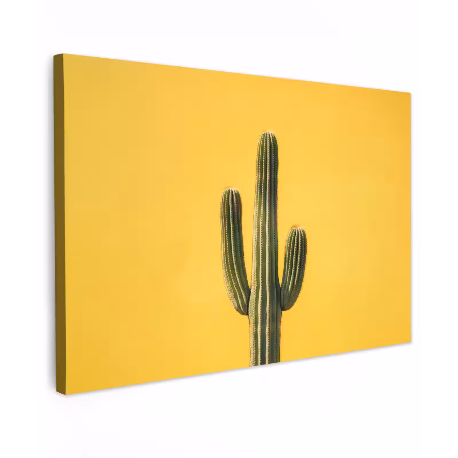 Canvas schilderij - Cactus - Groen - Minimalistisch — 1
