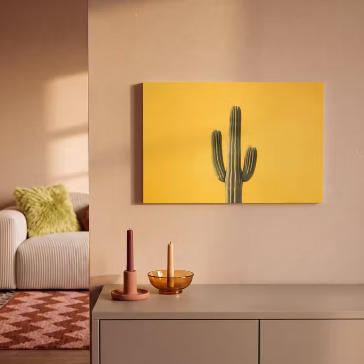 Canvas schilderij - Cactus - Groen - Minimalistisch — 2