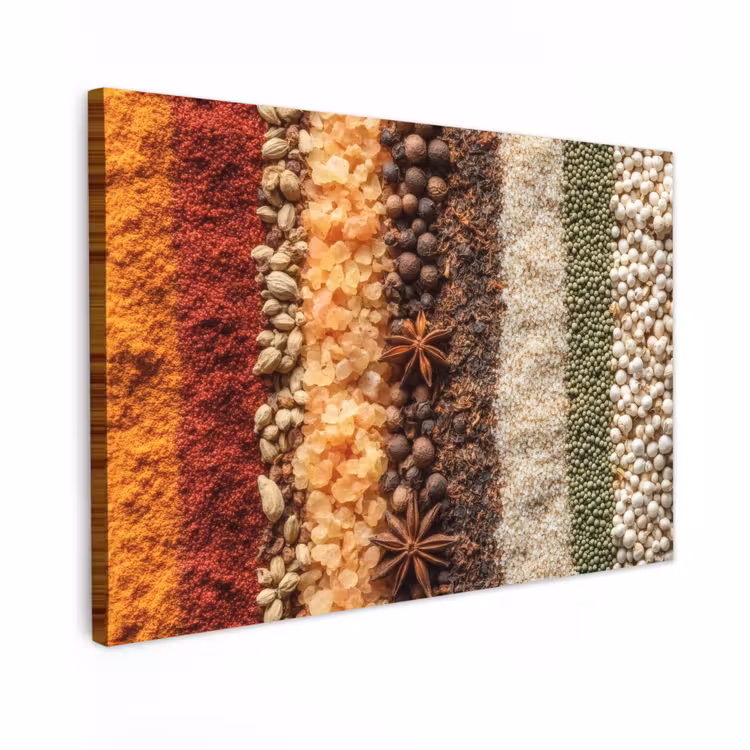 Canvas schilderij - Banen - Verticaal - Kruiden - Variatie — 1