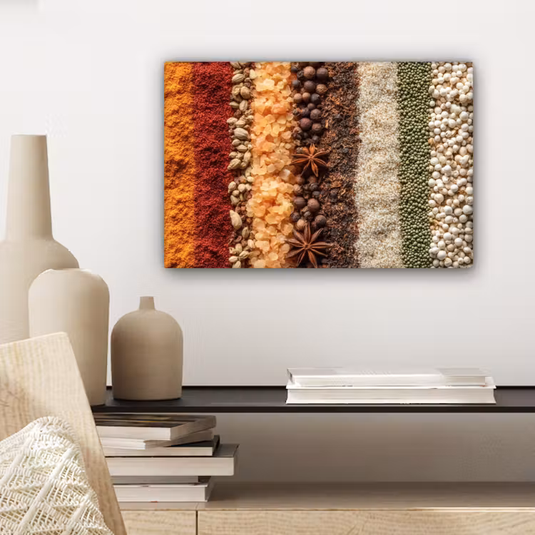 Canvas schilderij - Banen - Verticaal - Kruiden - Variatie — 5